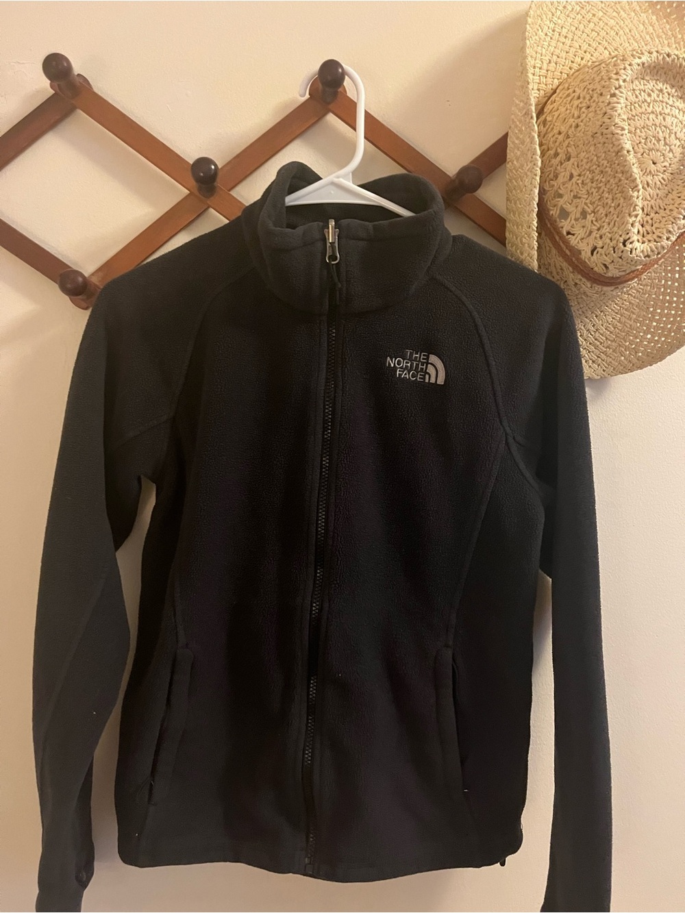 The North Face Black Full-Zip Fleece Jacket